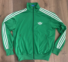 Adidas Originals tracksuit jacket Green firebird track trefoil Rare 2010 Small