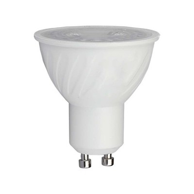 VT-227D 6W GU10 RIPPLE PLASTIC SPOTLIGHT CREE CHIP 6500K 38'D DIMMABLE