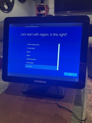 KOAMPOS KMS609D Dual Screen POS System i5/8GB/128GB Windows 10 Pro - Tested