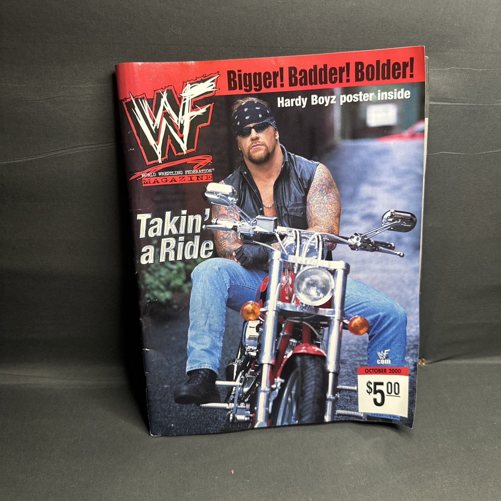 WWF Magazine October 2000 The Undertaker *Has Poster*