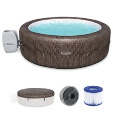 Bestway 85 x 28 In 7 Person Inflatable St Moritz AirJet Hot TubSpa (Open Box)