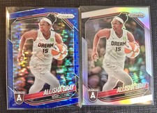 2025 Panini Prizm WNBA Allisha Gray Blue Pulsar 006/199 & Silver Prizm Dream