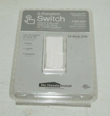 2-Function Rocker Combination Switch in White FSR-500-W7 | eBay