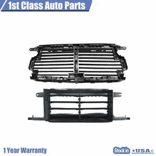 2PCS Radiator Grille Air Shutter Control Upper&Lower For 2018-20 Ford F-150