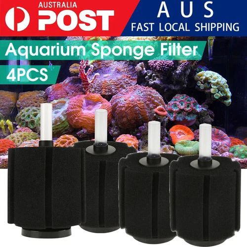 4Pcs Sponge Filter Biological Aquarium Water Fish Tank Foam Fry Fish XY-380 AU - Picture 3 of 12