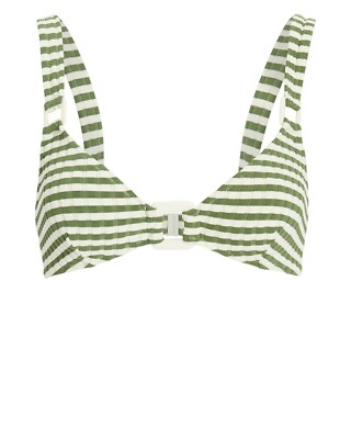 The Tilda Top Bikini Top WS-1163-1756 GRASS RIB Size SMALL - Free Shipping