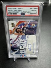 2022 Court kings  Paolo Banchero Heir Apparent Auto /199 Psa 10 ssp