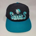 NHL San Jose Sharks Vintage Snapback 1990s Hockey Hat CCM Cap