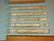 5 Vtg BENDIX AVIATION CORP Friez Sensitive Hair Element Radiosonde 1957 Humidity