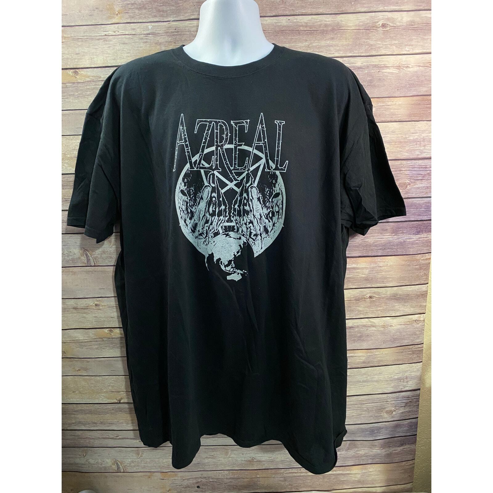 Azreal Metal Nu-Metal Band Graphic Short Sleeve Shirt Tee 3XL