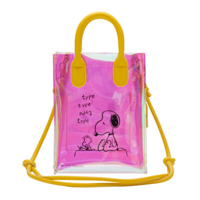 Peanuts Snoopy PVC Mini Tote Box Shoulder Bag AURORA Accommode CoWRAP LTD Japan