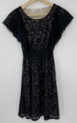 American Rag Cie Women's Black Lace Ruffle Dress Size XS | eBay