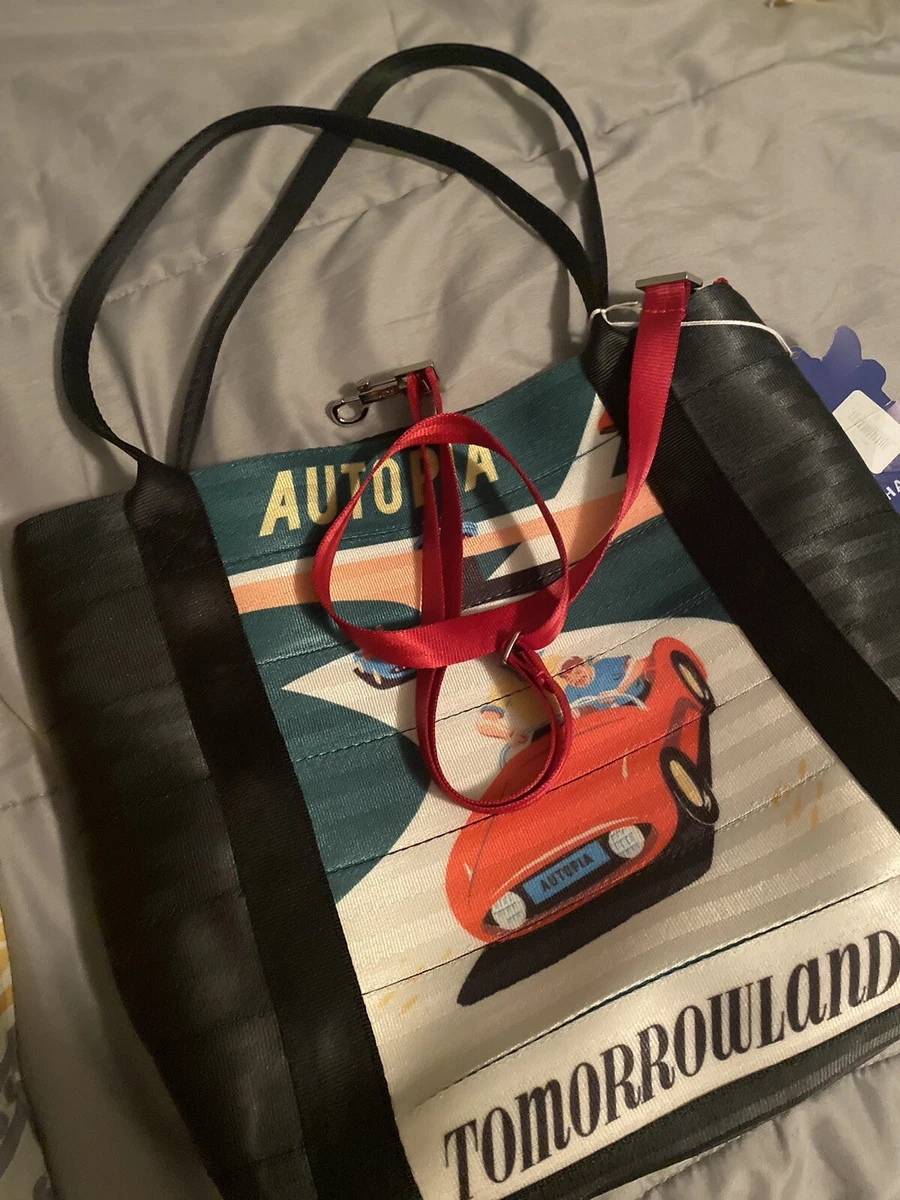 Disneyland 60th Diamond Anniversary Autopia Harvey s Tote Seatbelt