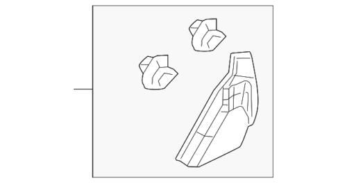 Cubierta de esquina para Nissan (P/N 82293-1KA0A)