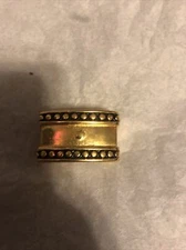 20 Ornate Gold Metal 1” Belt Keepers