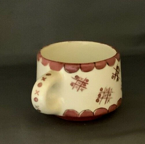 "Taza infantil cerámica tic tac puntera rosa 3x3,5""" Foto 3 de 4