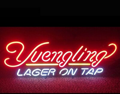 Yuengling Lager On Tap Beer 20''x10'' Neon Sign Lamp Light