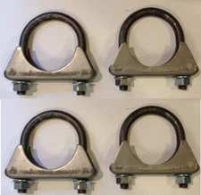 2 inch Heavy Duty Muffler Clamp (SET OF 4) GM Style 3/8 U BOLT MADE IN USA