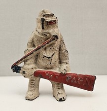 1940's Manoil 92 Lead Toy Navy Firefighter On Aircraft Carrier - Hot Papa