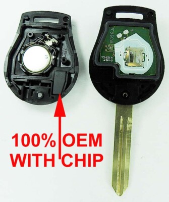 Nissan Pathfinder Accessories 2 Replacement Key Blanks For Nissan Keyless Remote Entry FOB - Uncut Blade Nissan Key Blanks - Foto 5