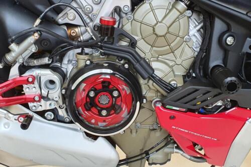 CNC Racing Clear Clutch Cover Conversion Kit For Ducati Streetfighter V4/S 20-21 - Picture 1 of 6