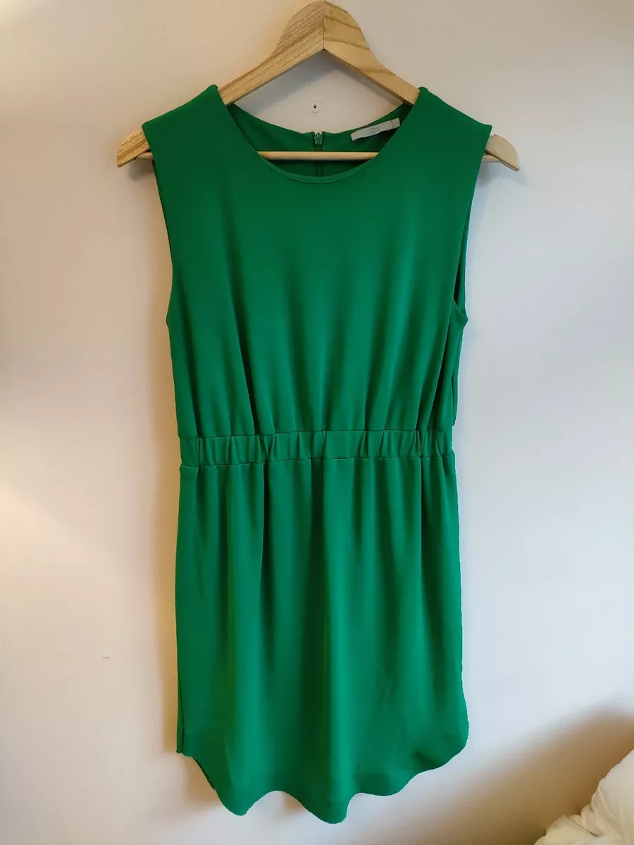 Cos emerald green dress clearance