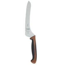 Mercer Culinary Millennia 9" Offset Serrated Bread/Sandwich Knife Brown Handle