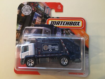 Matchbox 2018 MB 20/100 Garbage King weiß ''City'' Blister