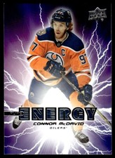 Connor McDavid Pure Energy 2019-20 Upper Deck #PE-5 NHL Card Edmonton Oilers