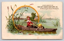 Day Sewed Shoe Manufacturing Woman Child Rowboat Philadelphia P703