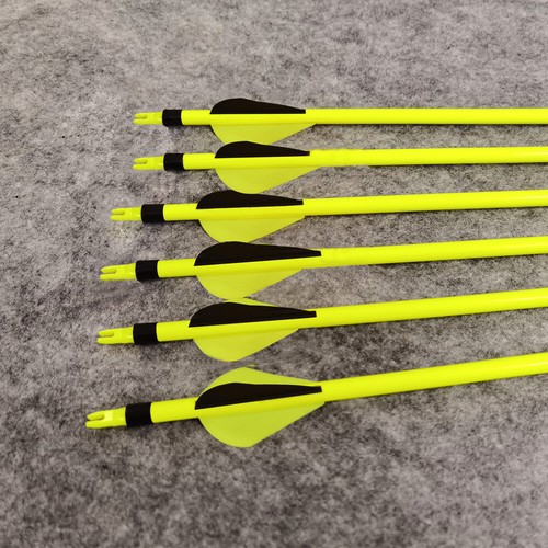 6/12pcs 30" Archery Carbon Arrows SP500 Tips Target Compound Recurve Bow Hunting - Picture 3 of 12