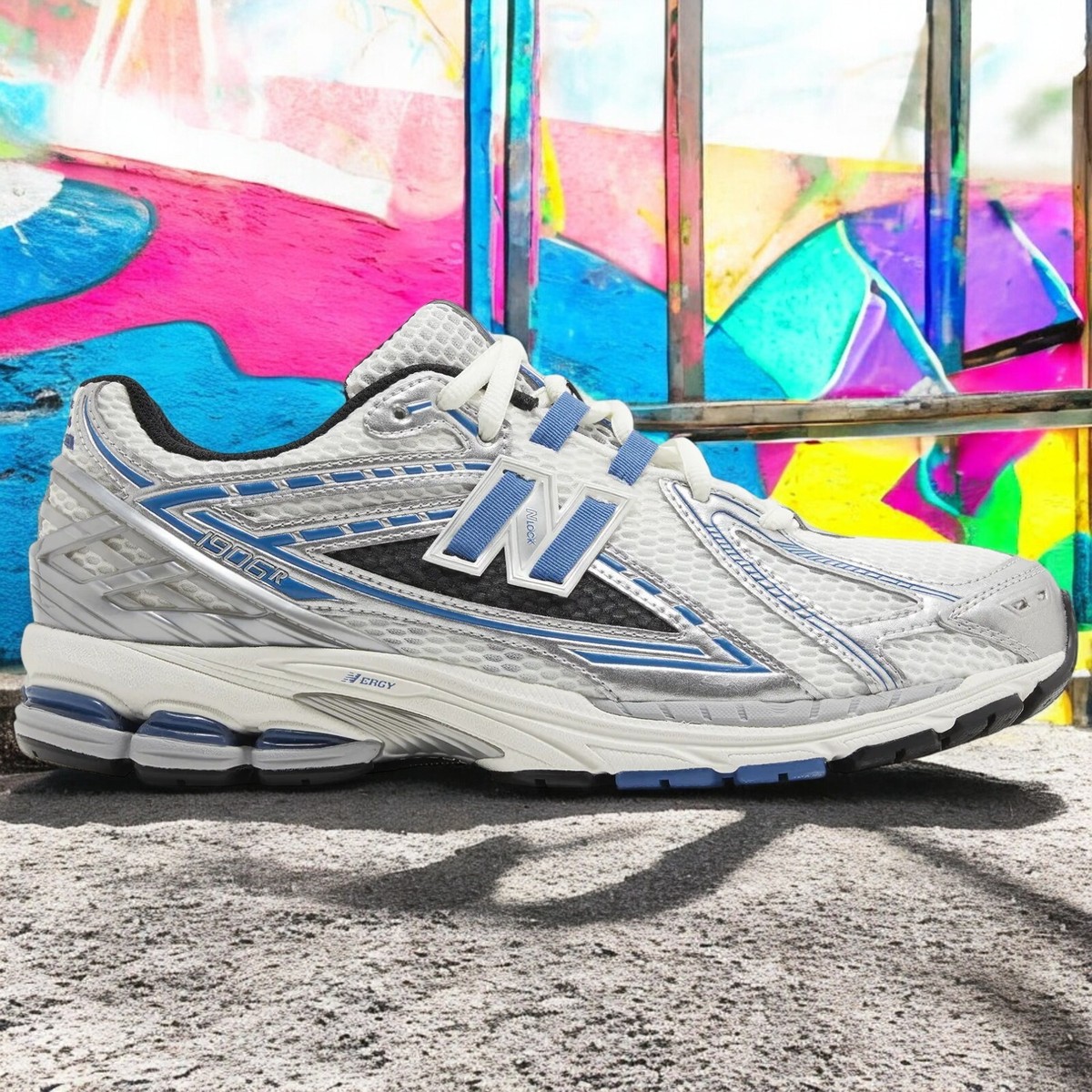 NewBalanceランニングシューズ ホワイト/シルバー/ブルM1906REB Amazon | [ニューバランス] M1906REB SILVER/BLUE M1906