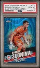 GABRIEL SLONINA 2022 Topps Chrome MLS Blue Wave Refractor /199 PSA 10 Chicago