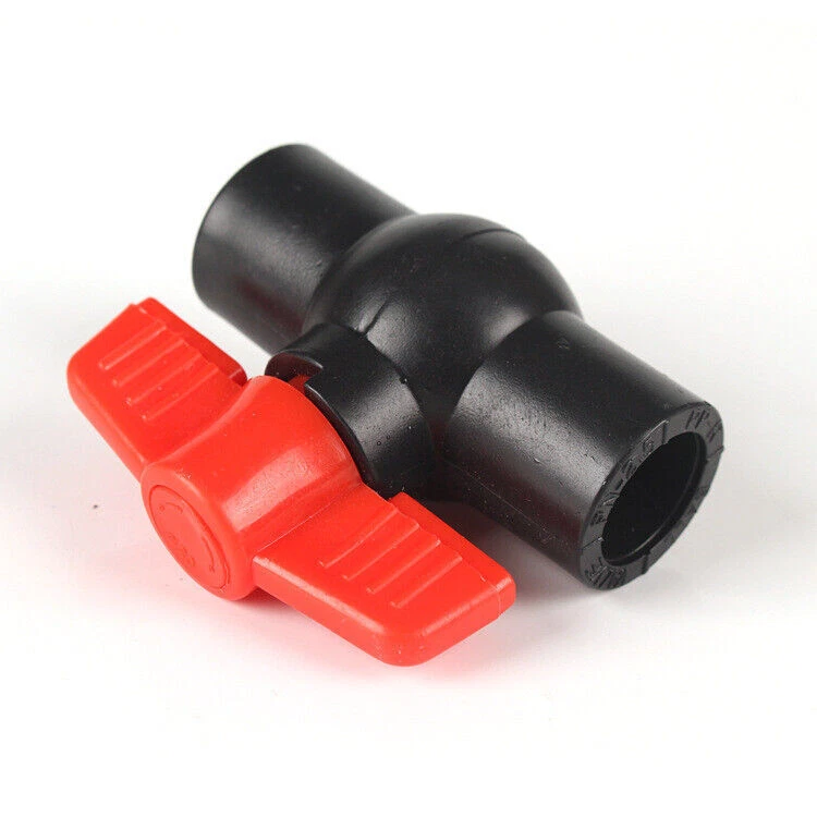 Kugelhahn PVC Absperrhahn Absperrventil Klebemuffe Beidseitig 20/25/32 mm - Bild 3 von 4