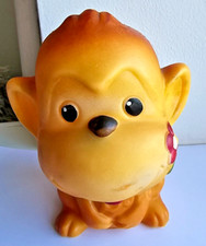 antique Soviet rubber monkey toy, USSR