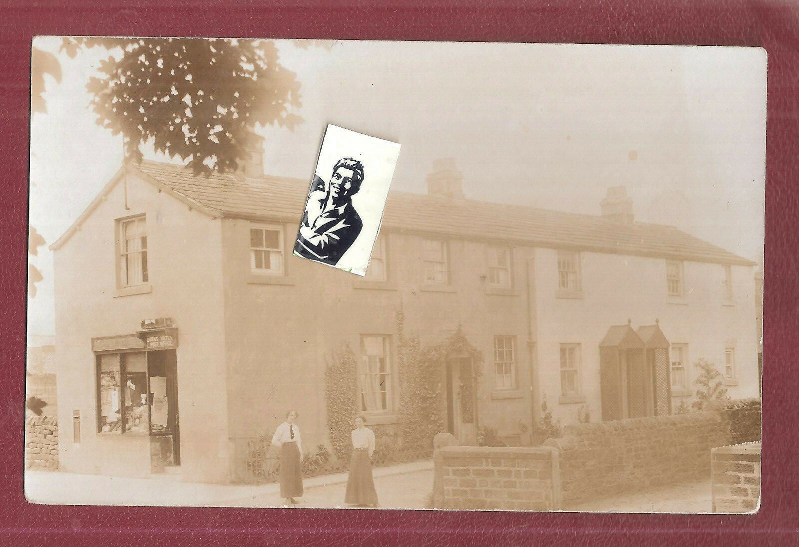 RP Burnt Yates Post Office Nr Ripley & Harrogate to Pvte H Moorhouse 20