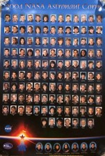 NASA'S ASTRONAUT CORP OF 2004 POSTER LISA NOWAK HURLEY BEHNKEN & KELLY