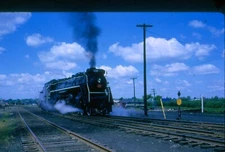 CNR 6167 4-8-4, Belleville, On, 06/64; Kodachrome Original