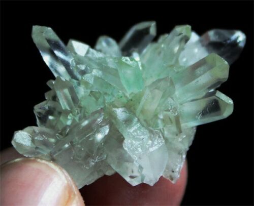 9.2g Natural Green Pyramid Phantom QUARTZ Crystal Mineral Specimen/Madagascar - Afbeelding 1 van 5