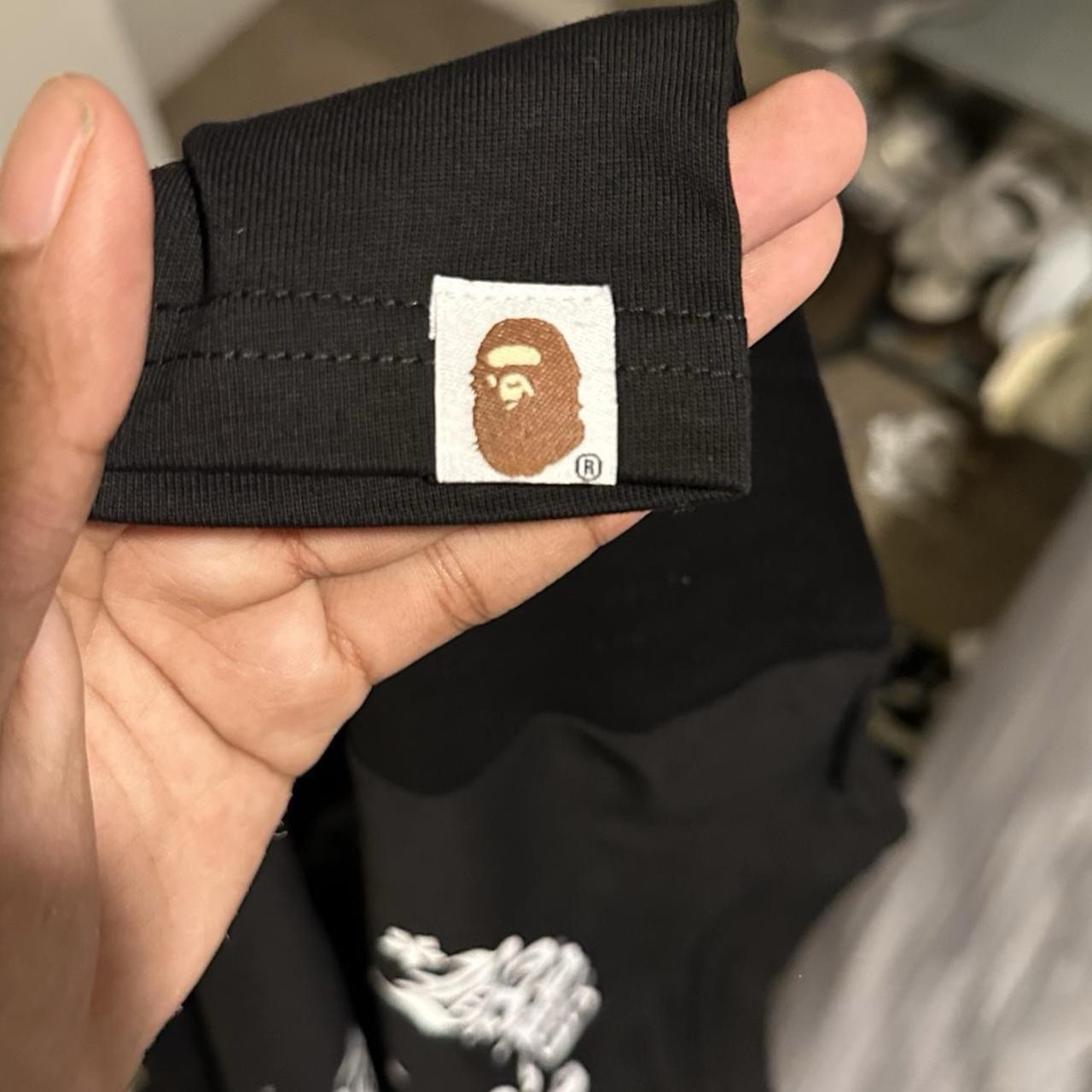 Bape Men's Short Sleeve T-Shirt Chrome Logo thumbnail 3