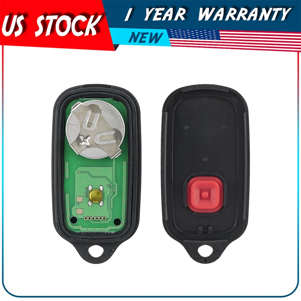 Mando a distancia para coche + llave para Toyota 4Runner 1999-2007 Sequoia 2001-2007 Foto 3 de 4