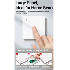 Remote Wireless Switch for Home Light Control Smart Panel Timer 110V 240V