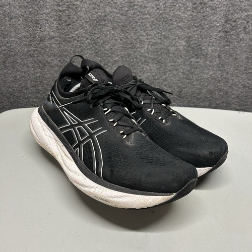 Scarpe da corsa ASICS GEL-Nimbus 25 nero bianco uomo misura 11,5 sneakers
