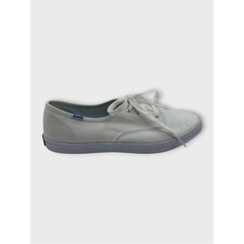 Keds White Low-Top Canvas Lace-Up Sneaker Shoes Classic Size 8.5 LN