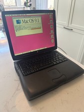 Apple PowerBook Walstreet PDQ Vintage Laptop 300MHZ 128MB 8GB OS9.1 Working READ