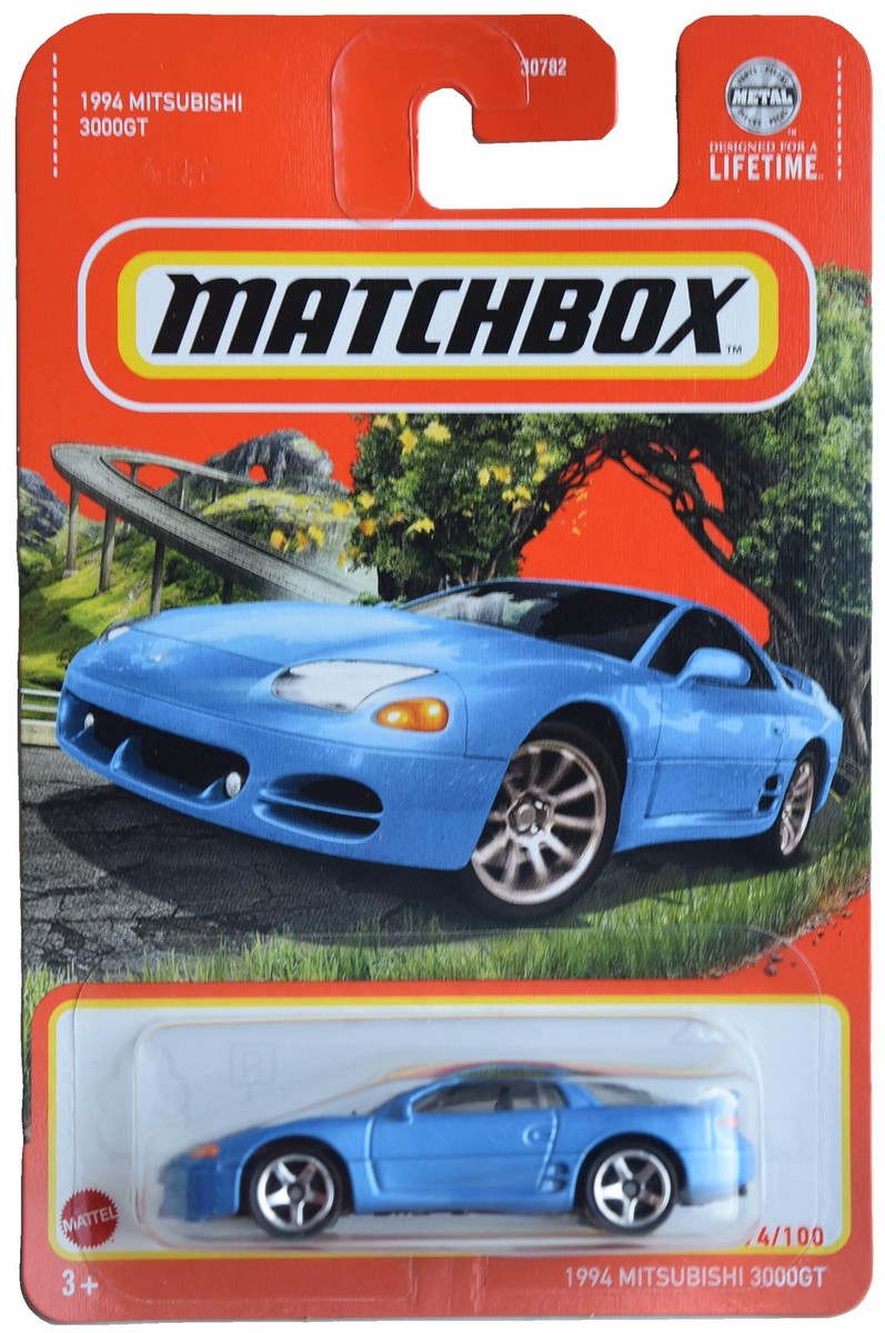 Matchbox 1994 Mitsubishi 3000GT Blue Non Riding Toy Vehicle 74 100