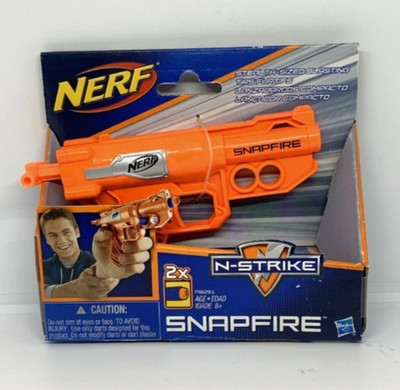 Nerf N-Strike SnapFire Stealth Blaster Toy Dart Gun Hasbro w/ 2 Darts NEW