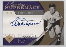 2005 Ultimate Signature Edition Supremacy 20/99 Bobby Doerr #SS-BD Auto HOF v0v