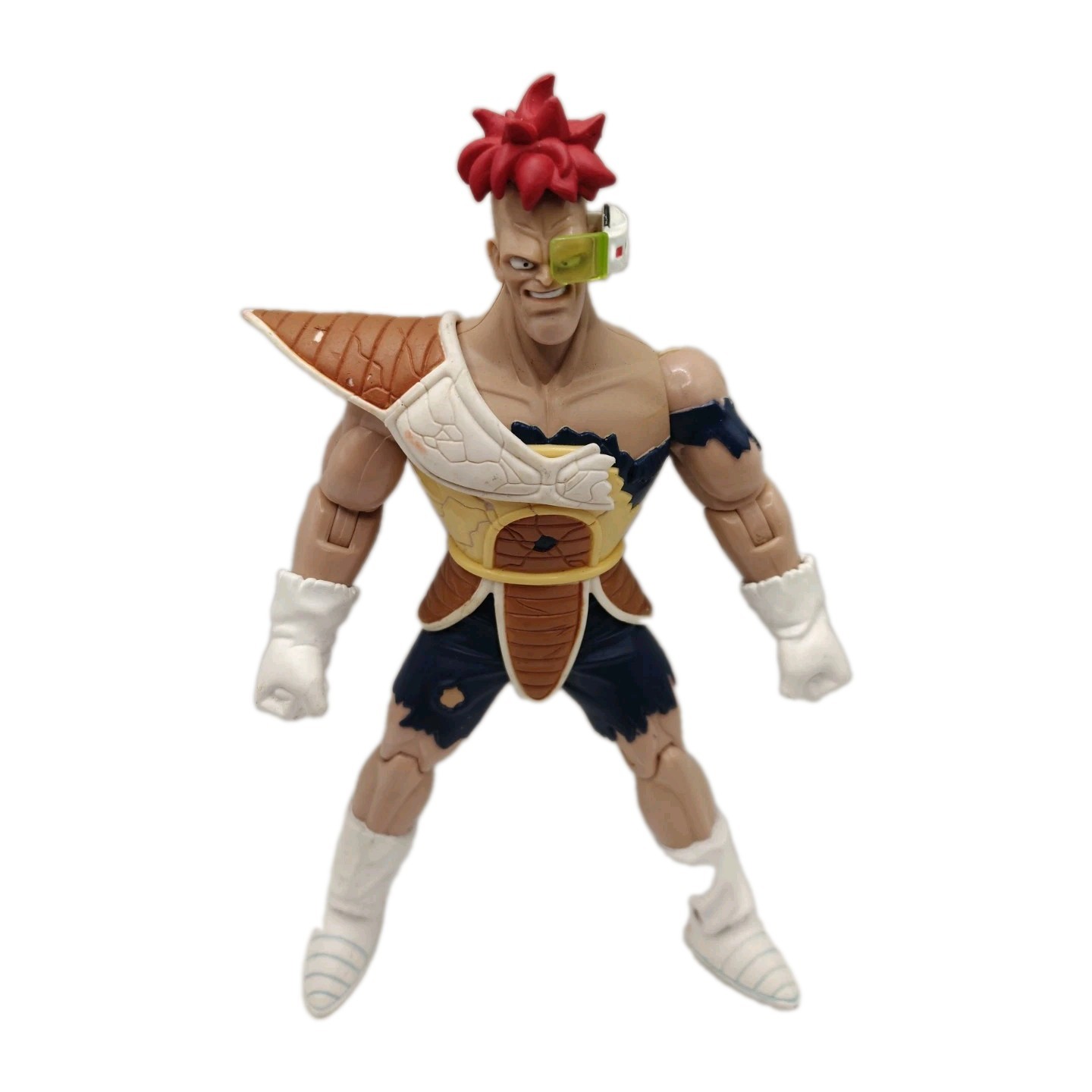 Figura Jakks DBZ Recoome Ginyu Force 2003 con Scouter funcionando acción de tracción completa