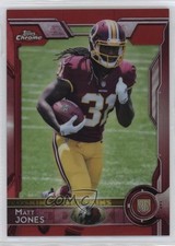 2015 Topps Chrome Rookies Red Refractor 10/25 Matt Jones #153 v9t